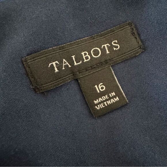 Talbots Paisley Print Shift Dress Size 16 - Picture 8 of 8